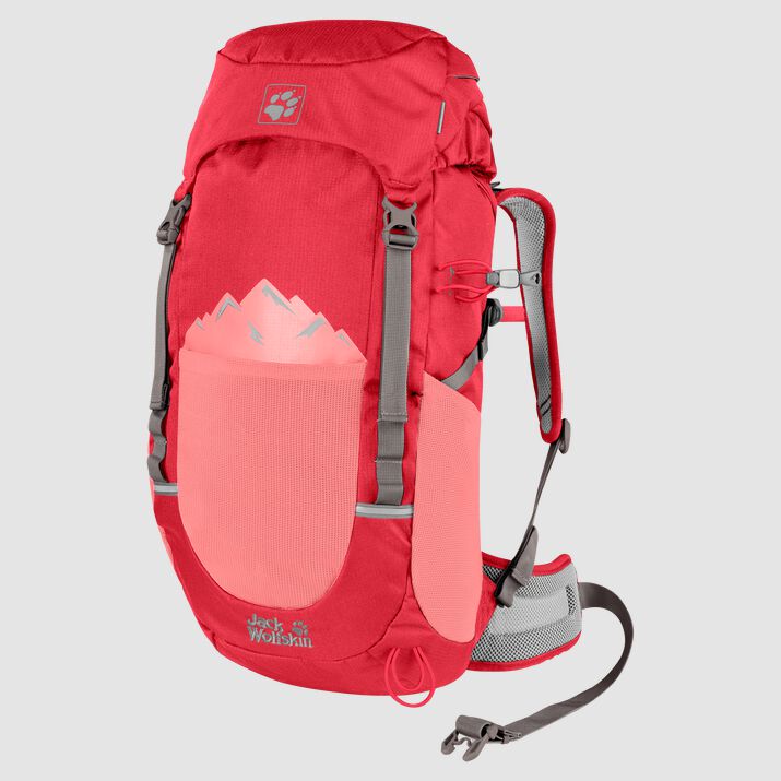 Mochila Senderismo Jack Wolfskin Pioneer 22 Niños Rojos Mexico-7345961